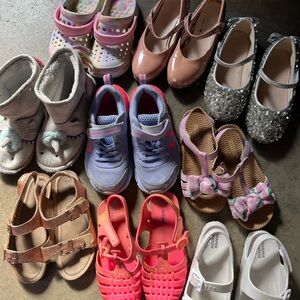 9 Pairs of Kids Shoes - Size 11-13 Kids Shoe Collection